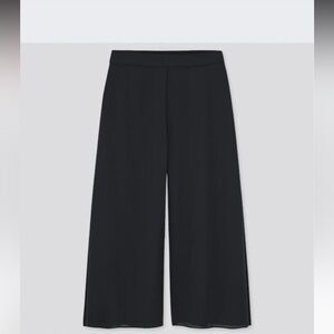 Uniqlo Black Wide Leg Pants